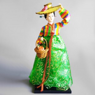Колекційна лялька ручної роботи Кісен - корейська гейша